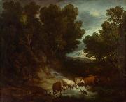 Thomas Gainsborough The Watering Place (mk08) oil